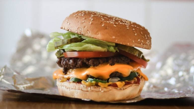 Five Guys Cheeseburger product preview