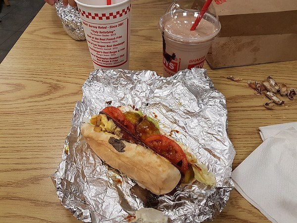 Five Guys Hot Dog product preview