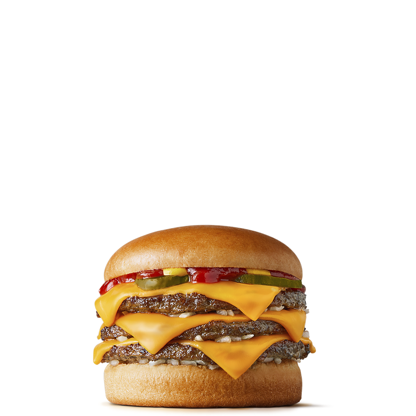 McDonald's Triple Cheeseburger product preview